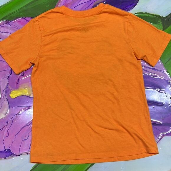 Zoe + Liv Orange Pumpkin Halloween Tee Shirt XS - Picture 5 of 5